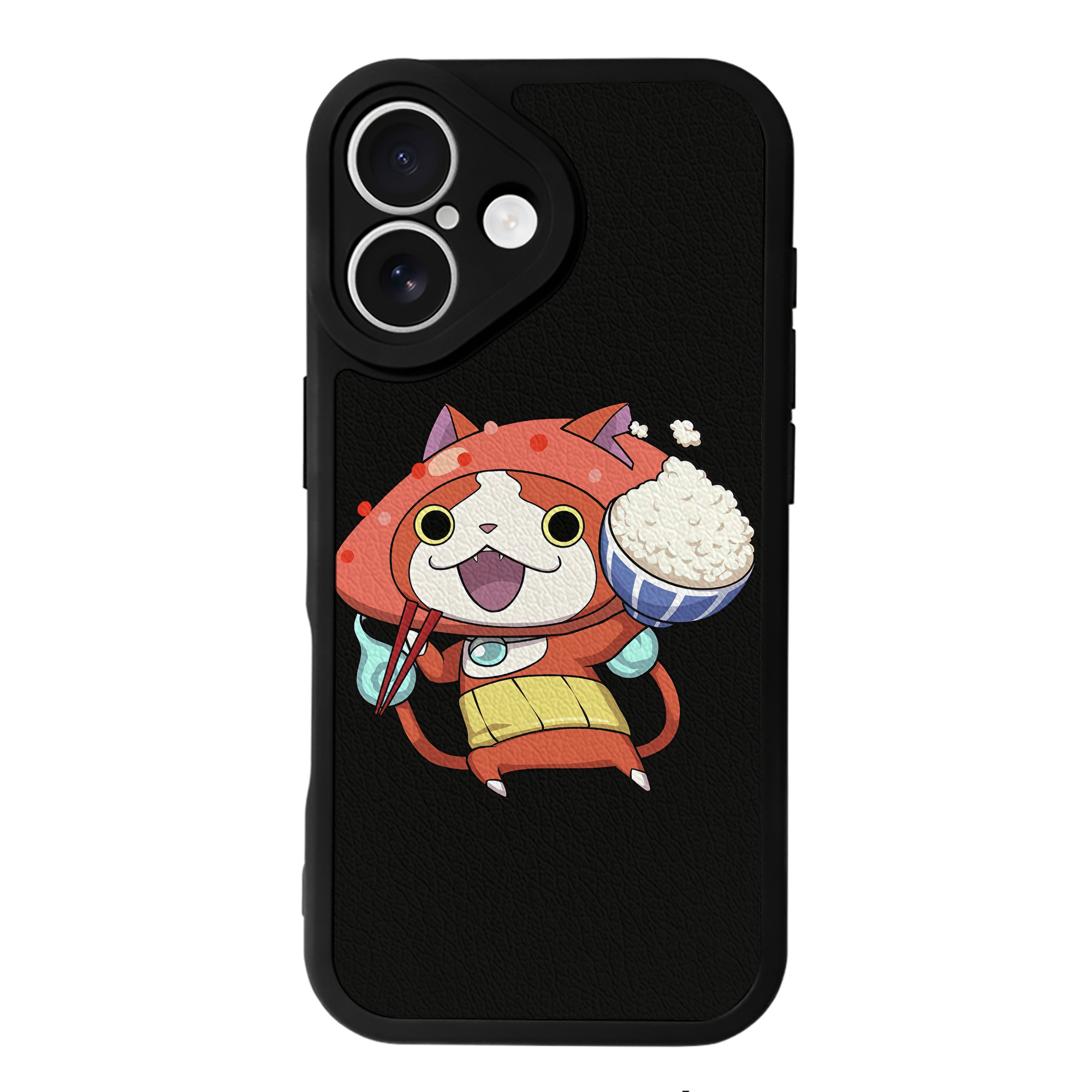 （画像用） 妖怪ウォッチ Yo-kai Watch 【iPhone 16シリーズ対応】シリコンスマホケース（レザー調） 材質：シリコン